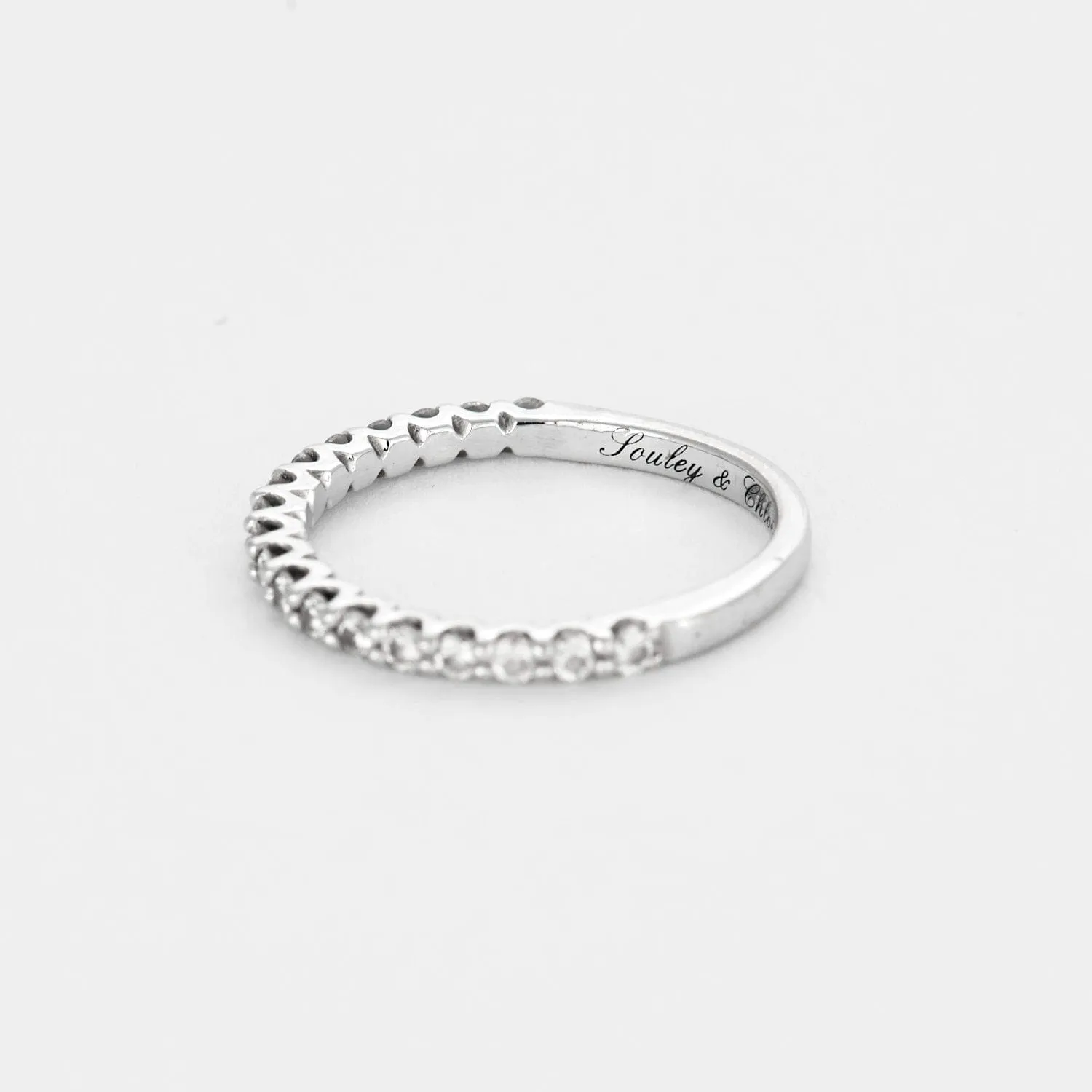 Demie Alliance en or gris et diamants sold by 58 Facettes product image thumbnail 5