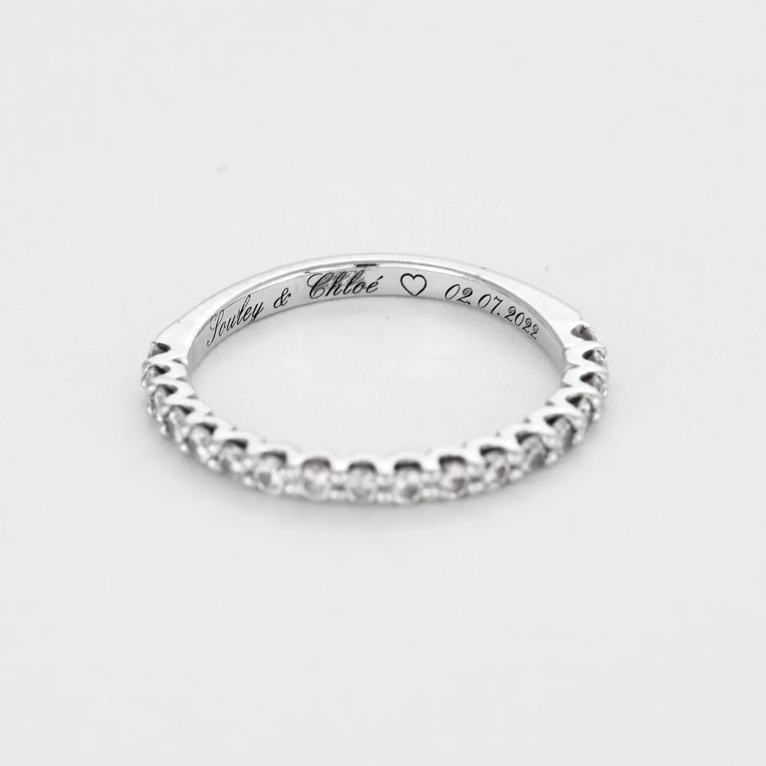 Demie Alliance en or gris et diamants sold by 58 Facettes product image thumbnail 3