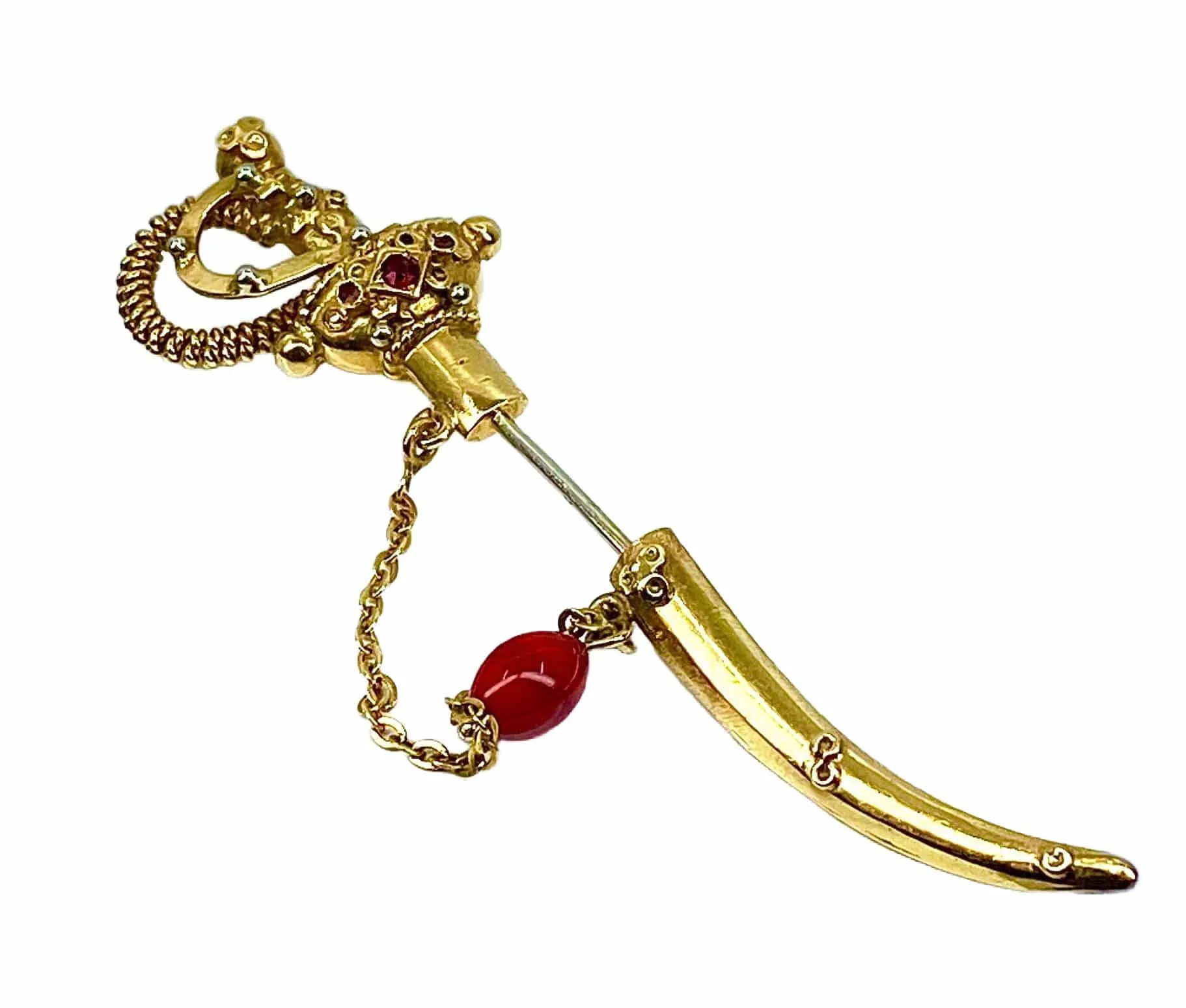 Broche épingle de cravate « épée » en or 18 carats sold by 58 Facettes