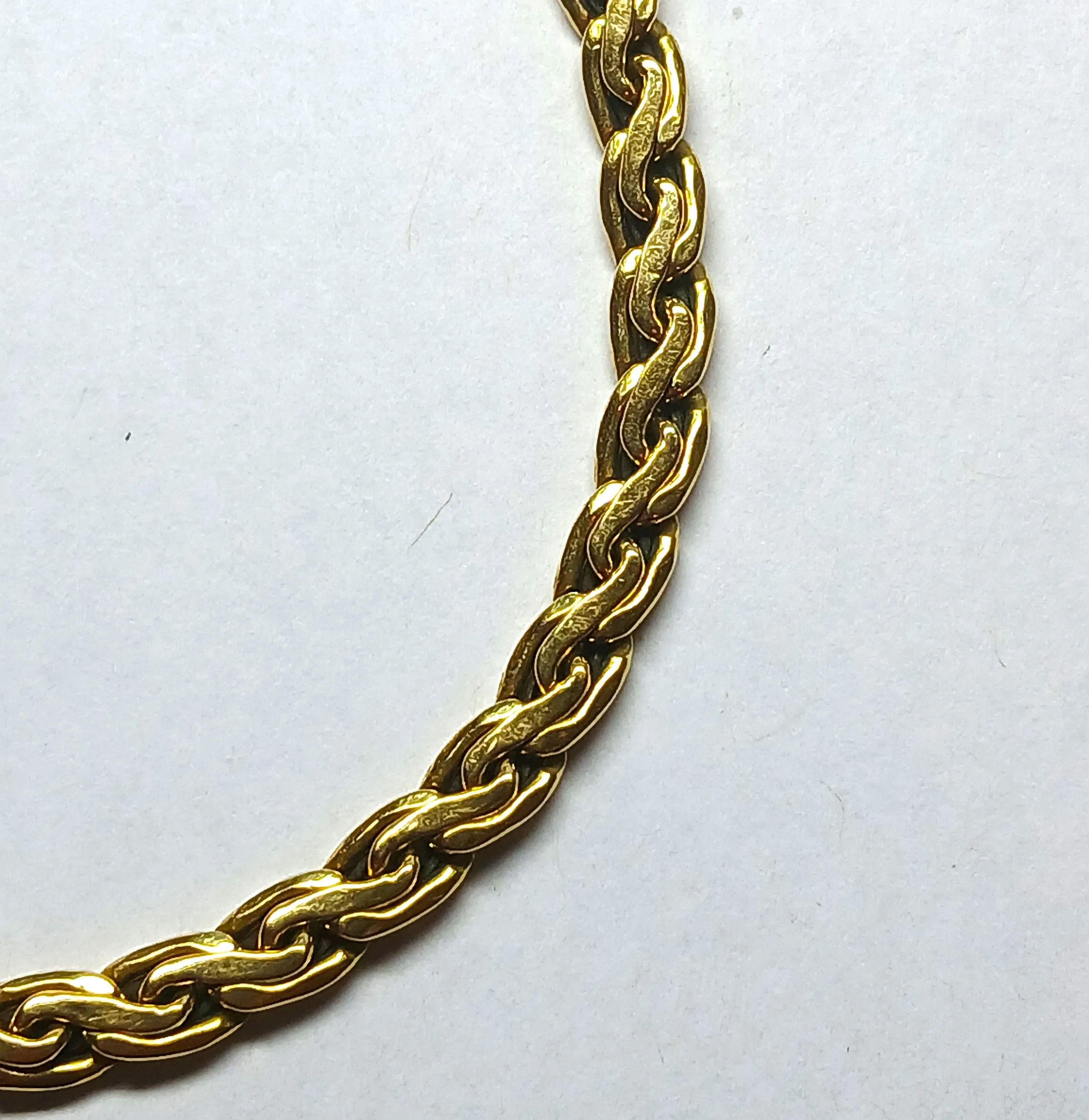 Bracelet en or jaune, maille double sold by 58 Facettes product image thumbnail 2