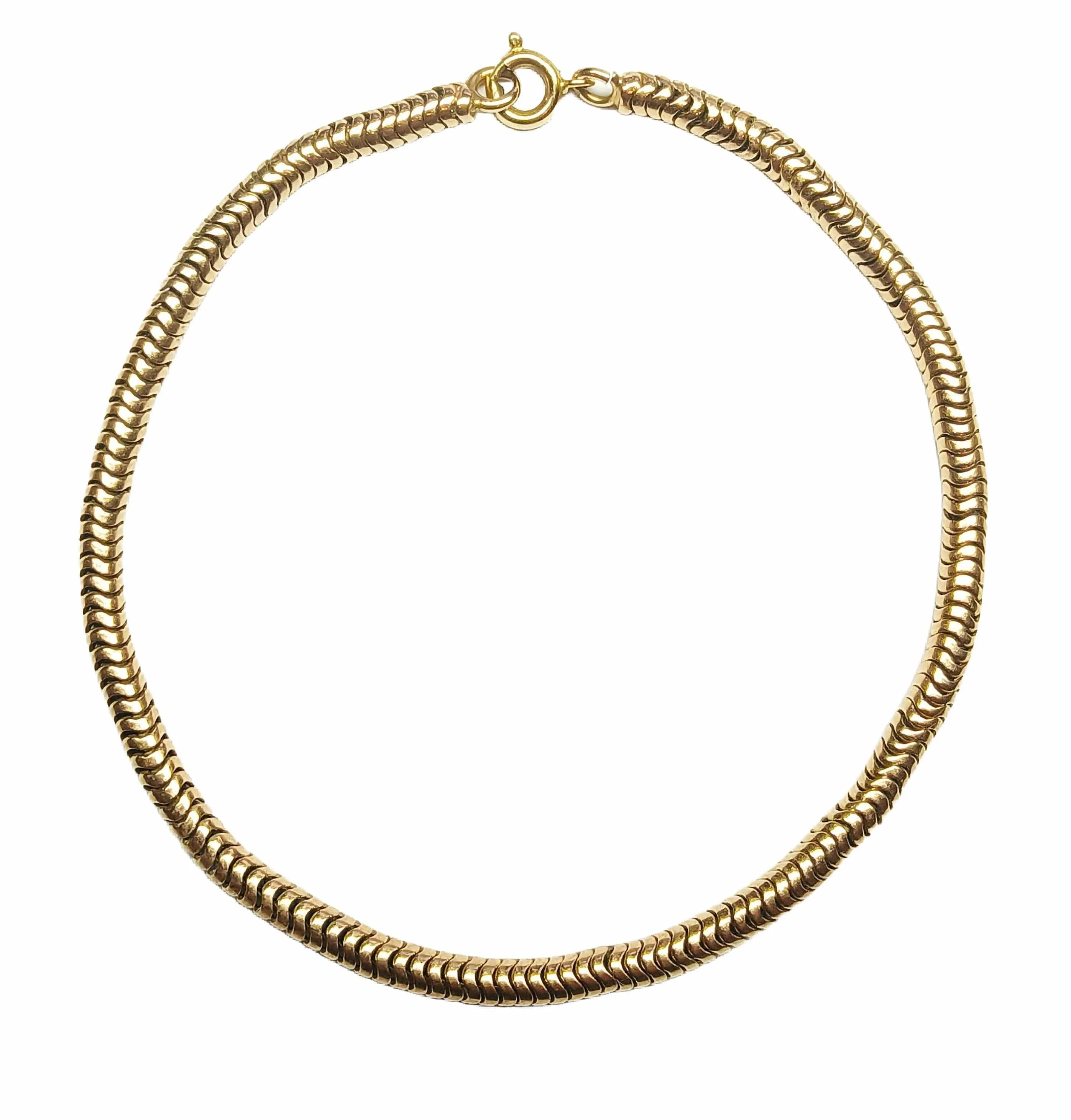 Bracelet souple maille serpent sold by 58 Facettes