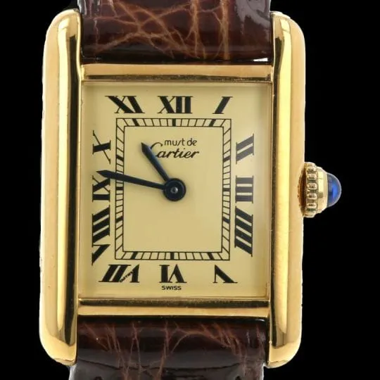 Cartier Montre Tank Vermeil sold by 58 Facettes