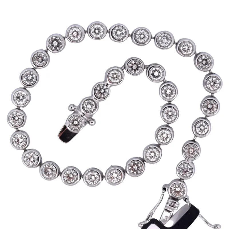 Bracelet « TENNIS » - Or blanc 18 carats sold by 58 Facettes