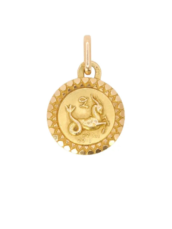 PERROUD Pendentif vintage signe du Capricorne or jaune sold by 58 Facettes
