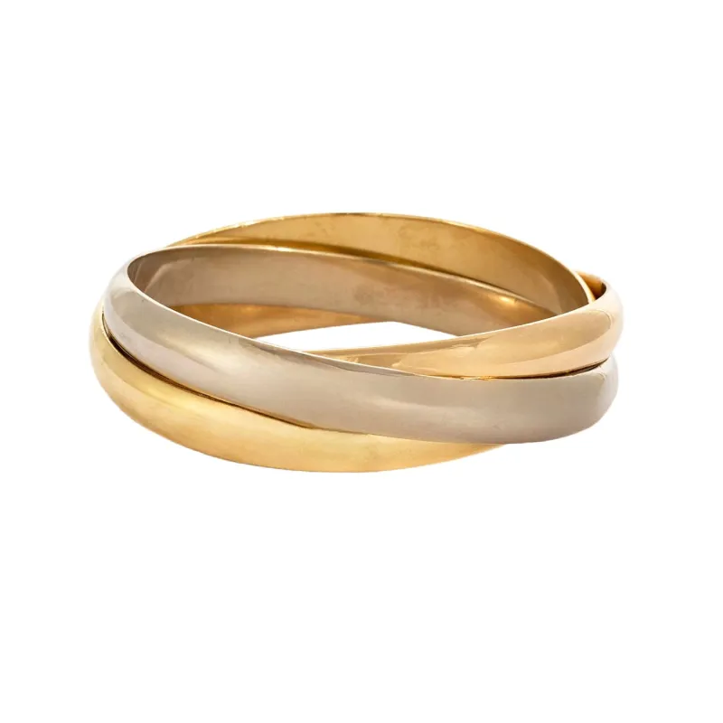 CARTIER - Trinity - Bracelet trois ors extra large sold by 58 Facettes