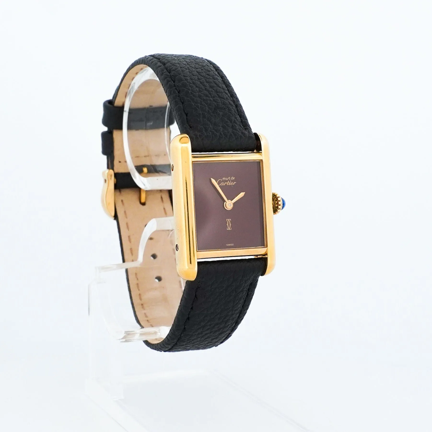 Cartier Tank Must - Cadran bordeaux - SM sold by 58 Facettes product image thumbnail 5