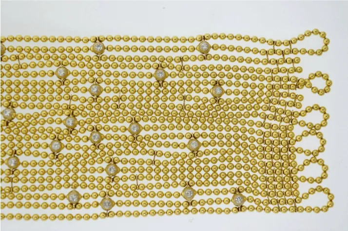 CARTIER - Draperie - Bracelet Or Jaune, Diamants sold by 58 Facettes product image thumbnail 2