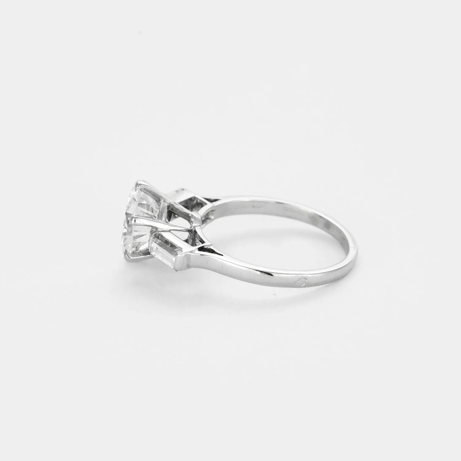 Solitaire en platine et diamants sold by 58 Facettes product image thumbnail 4