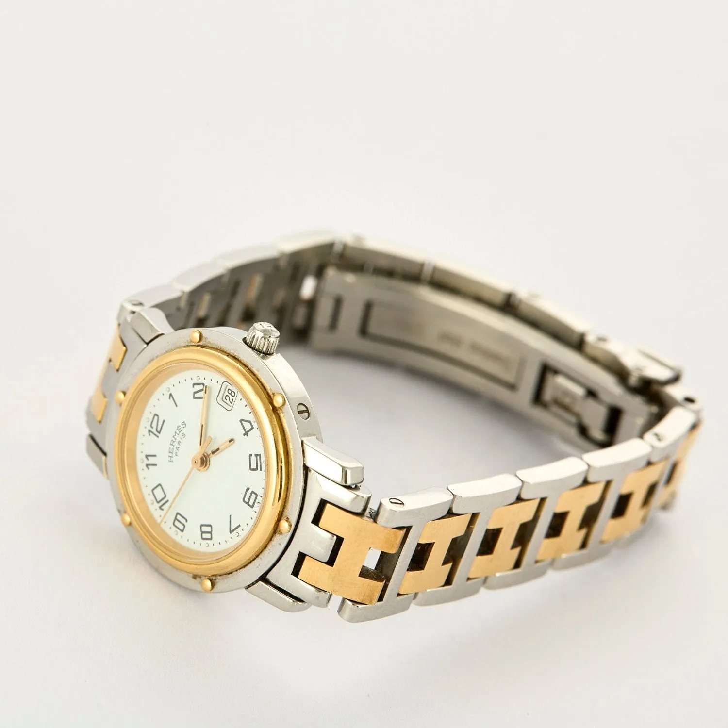 Hermès - Clipper - Montre Bi-ton or jaune et acier sold by 58 Facettes product image thumbnail 3