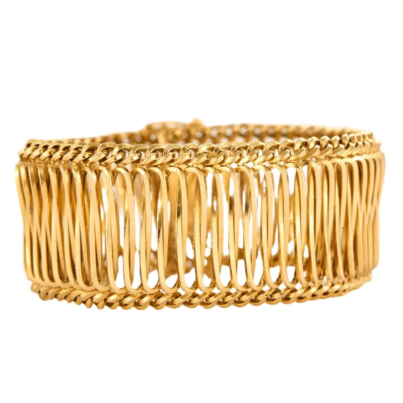 Bracelet ruban en or jaune sold by 58 Facettes