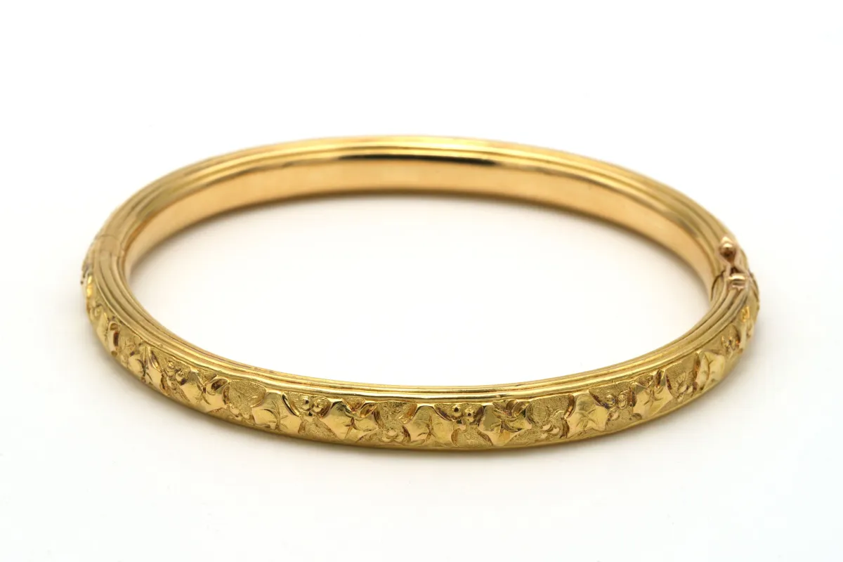 Bracelet Art Nouveau en or jaune 18 carats sold by 58 Facettes