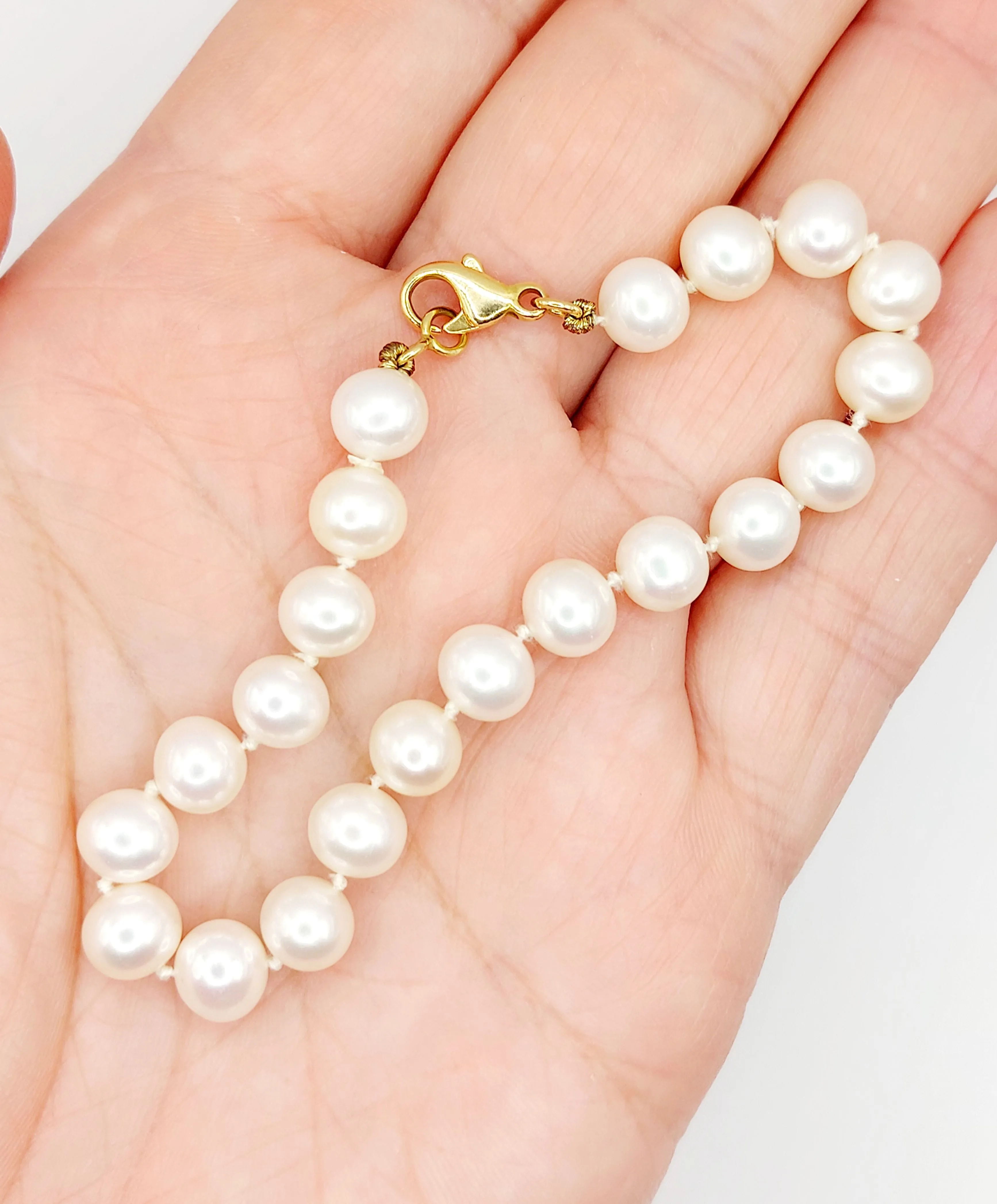 Bracelet vintage or jaune orné de perles de cultures sold by 58 Facettes product image thumbnail 3