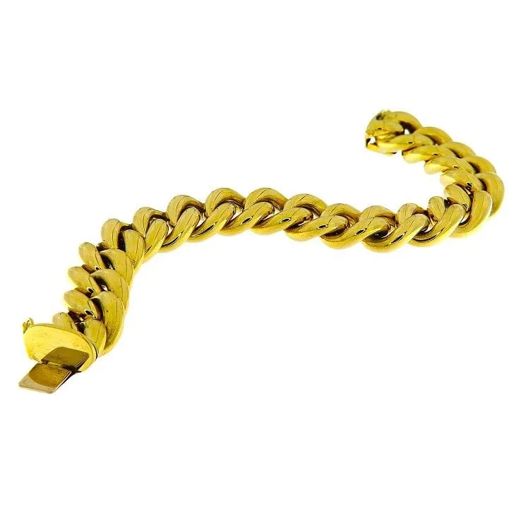 Bracelet groumette en or jaune sold by 58 Facettes product image thumbnail 3