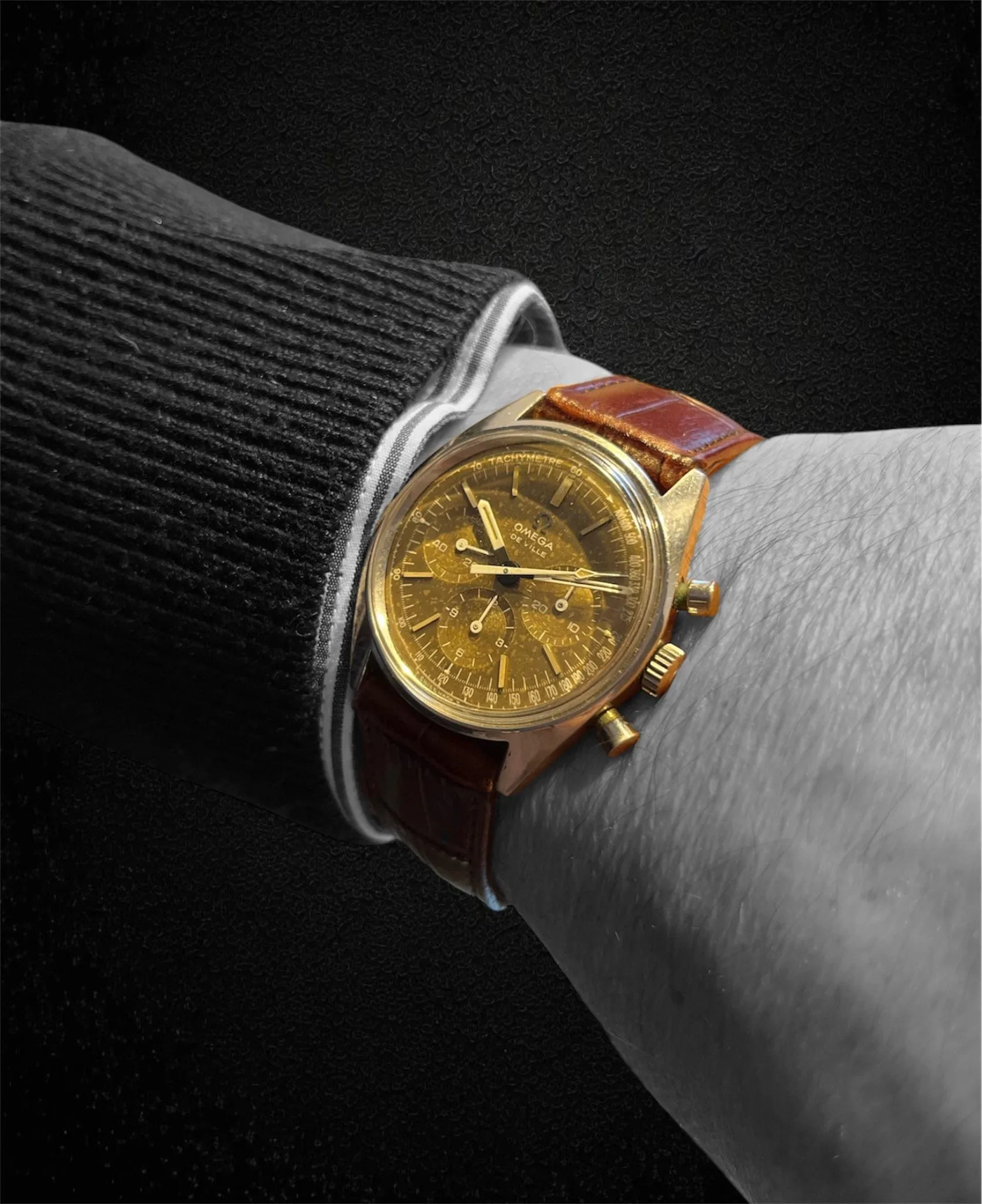 Chronographe Omega De Ville réf. 145.018 calibre 861 sold by 58 Facettes product image thumbnail 4