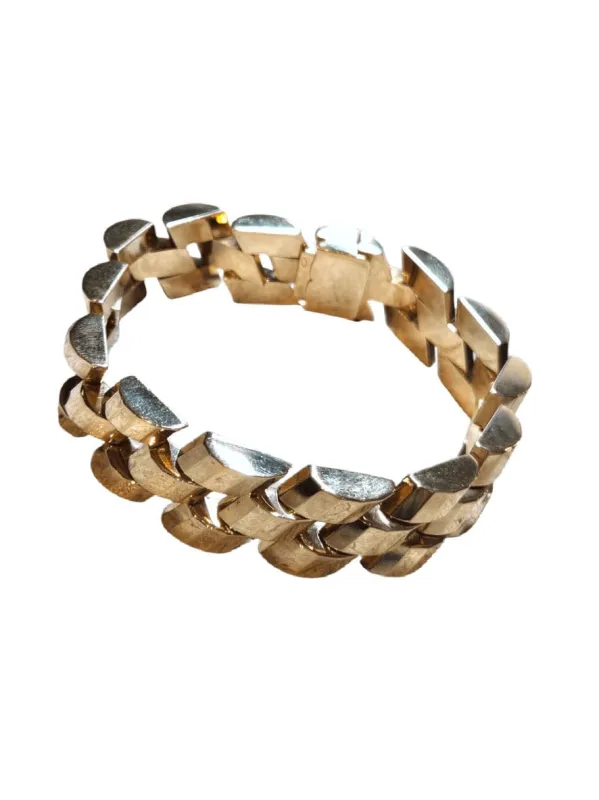 Bracelet jubilé en or jaune 14 carats sold by 58 Facettes