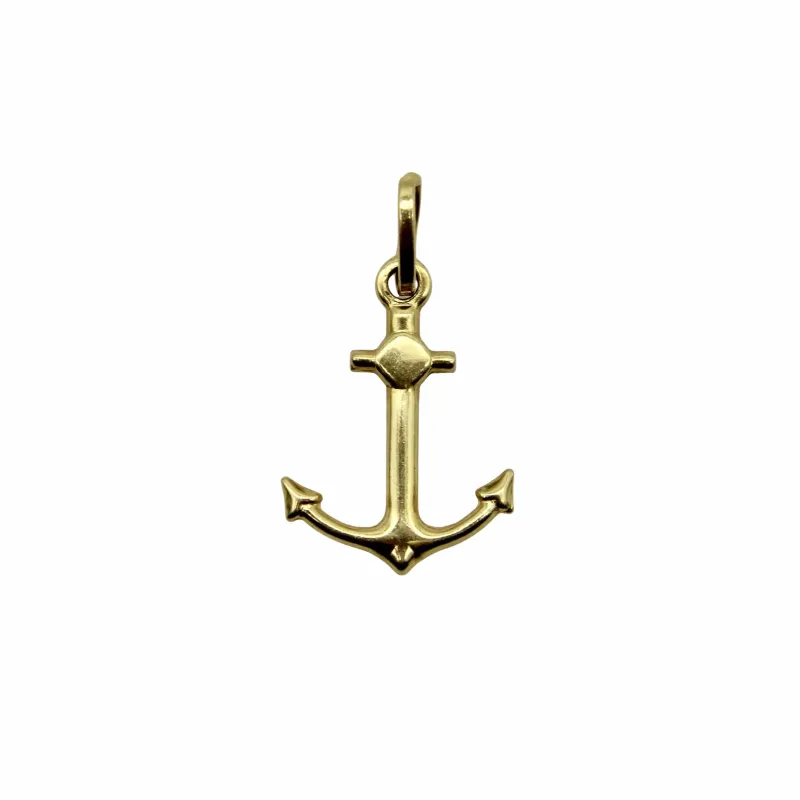 Pendentif/breloque ancre vintage en or 18 carats sold by 58 Facettes