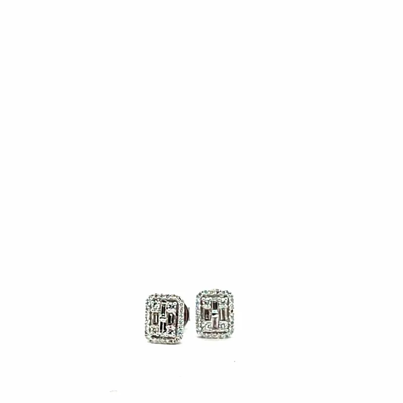 Boucles d'oreilles en or jaune 18 carats et diamants sold by 58 Facettes