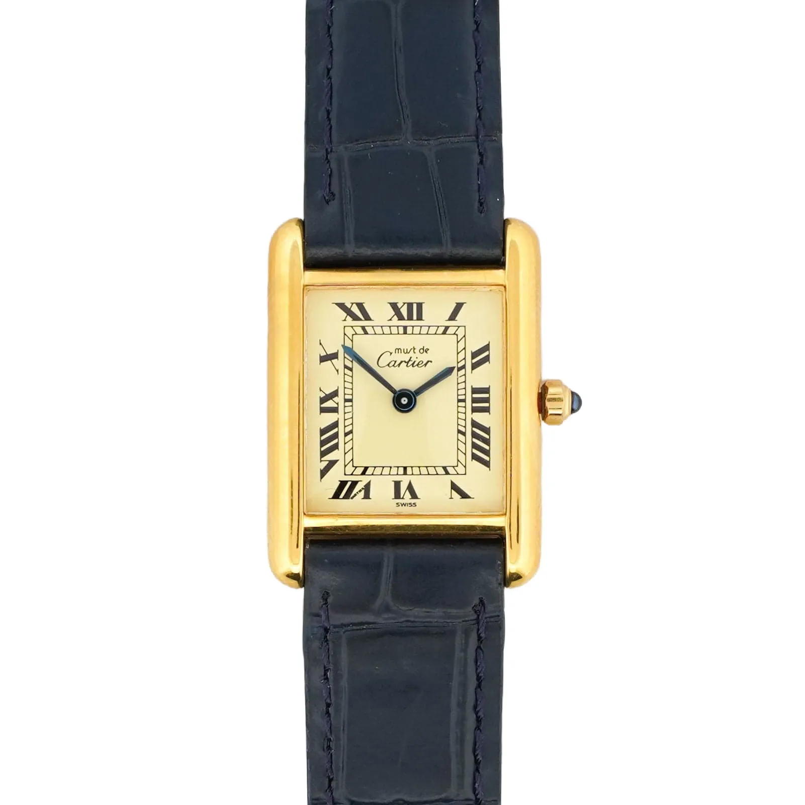 Cartier Tank Must - Cadran citron - SM sold by 58 Facettes
