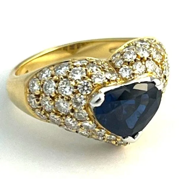 KUTCHINSKY - bague or jaune rubis 2,08 carats et diamants sold by 58 Facettes product image thumbnail 3