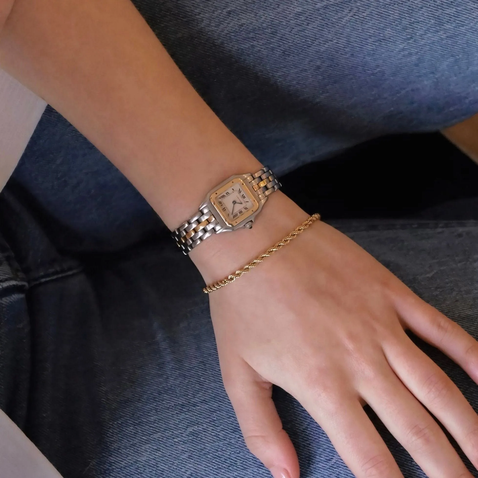 Bracelet cordon en or jaune sold by 58 Facettes product image thumbnail 2