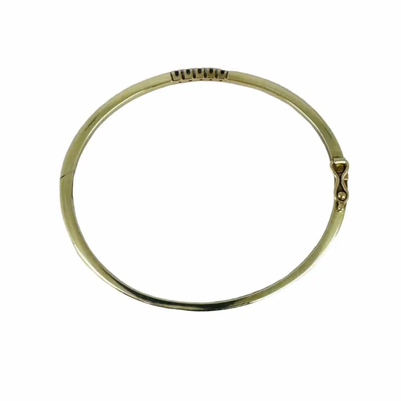 Bracelet en or jaune avec diamants sold by 58 Facettes