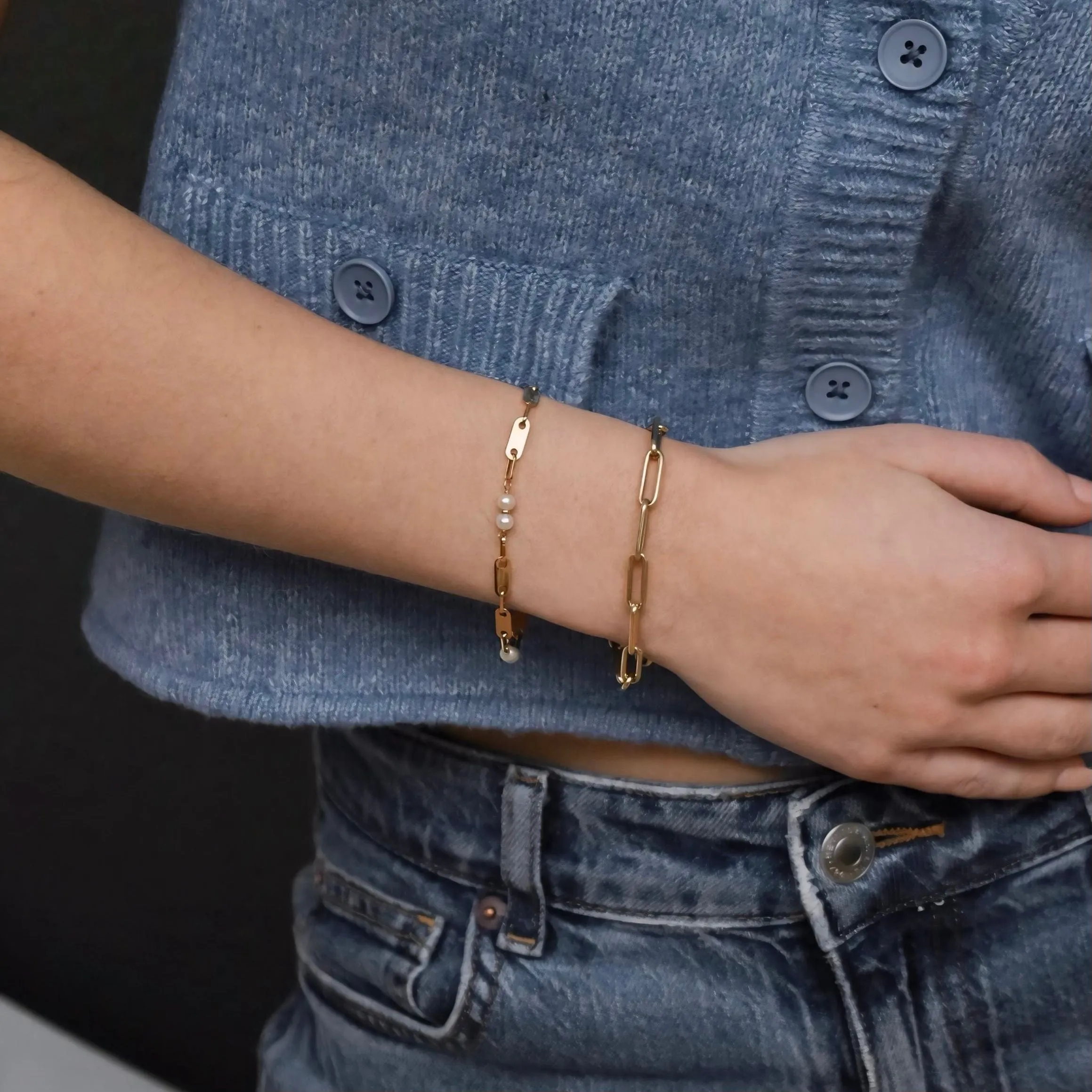 Bracelet en or jaune fermé pour toujours sold by 58 Facettes product image thumbnail 2