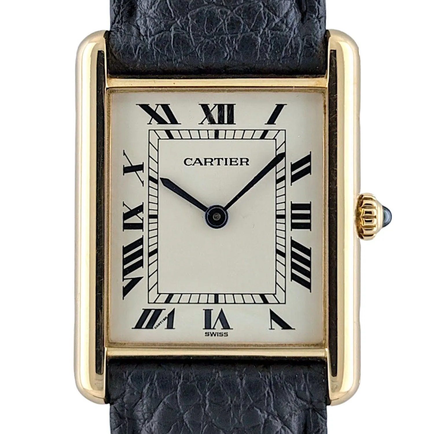 CARTIER - Montre Tank Louis en or jaune massif sold by 58 Facettes