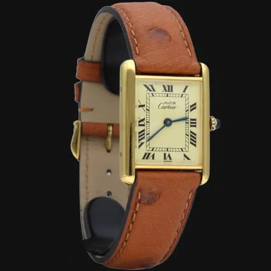 Cartier Montre Tank Vermeil sold by 58 Facettes product image thumbnail 5