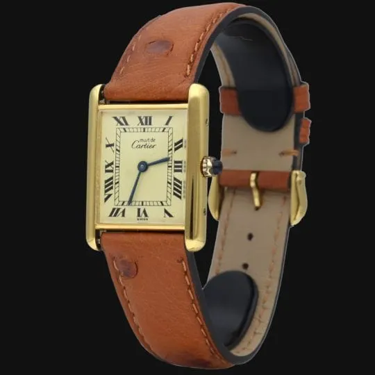 Cartier Montre Tank Vermeil sold by 58 Facettes product image thumbnail 2