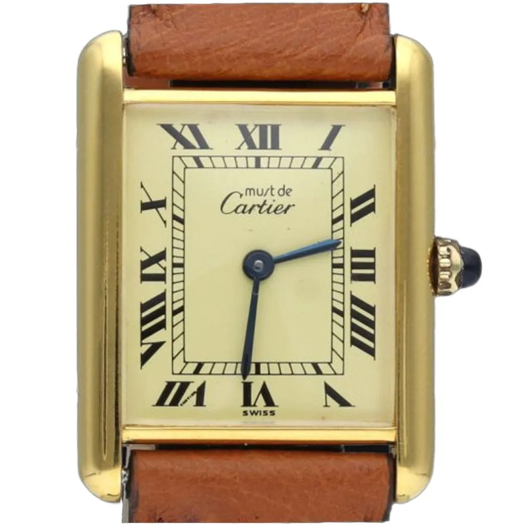 Cartier Montre Tank Vermeil sold by 58 Facettes