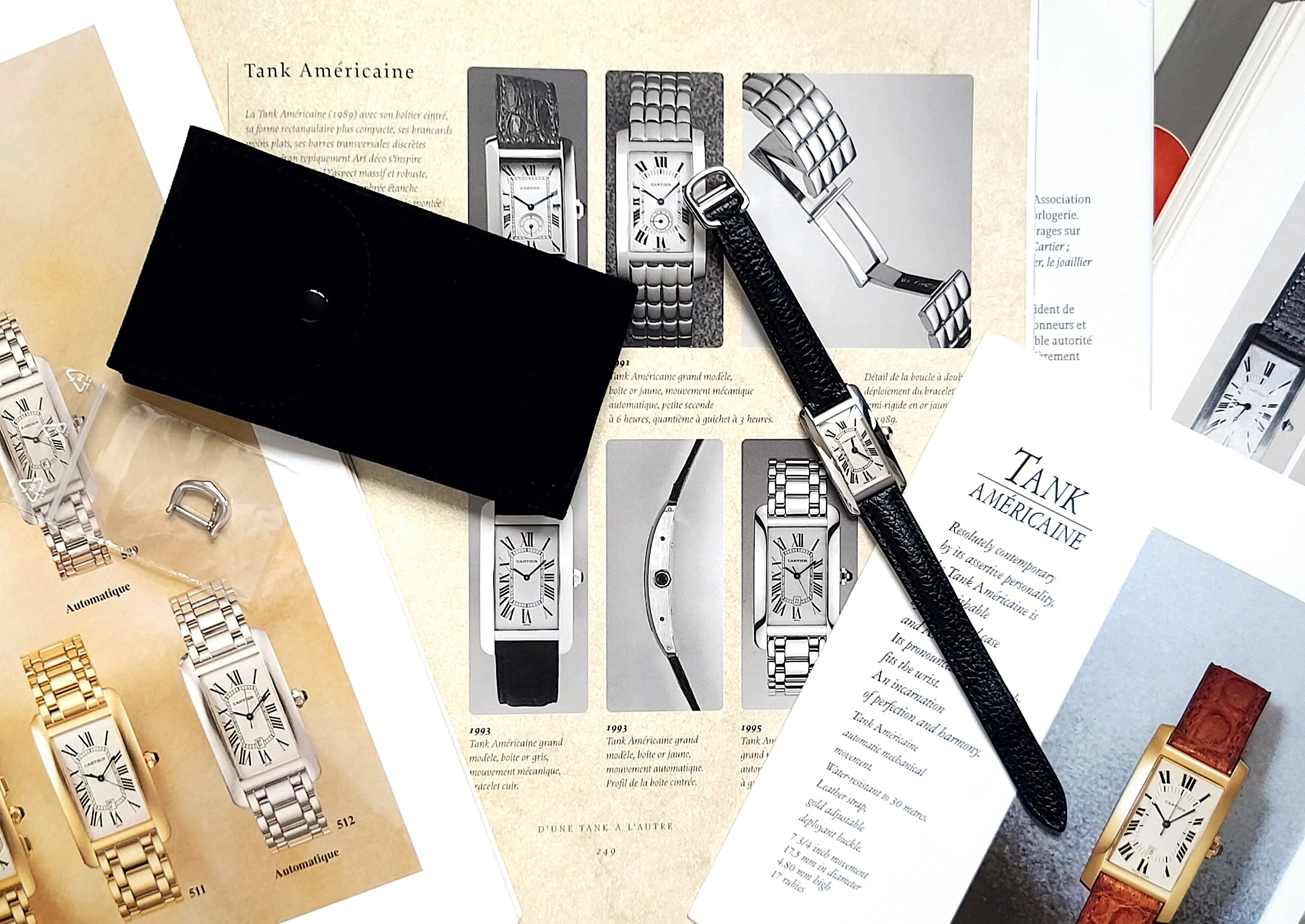CARTIER - Tank Américaine watch White Gold sold by 58 Facettes product image thumbnail 3