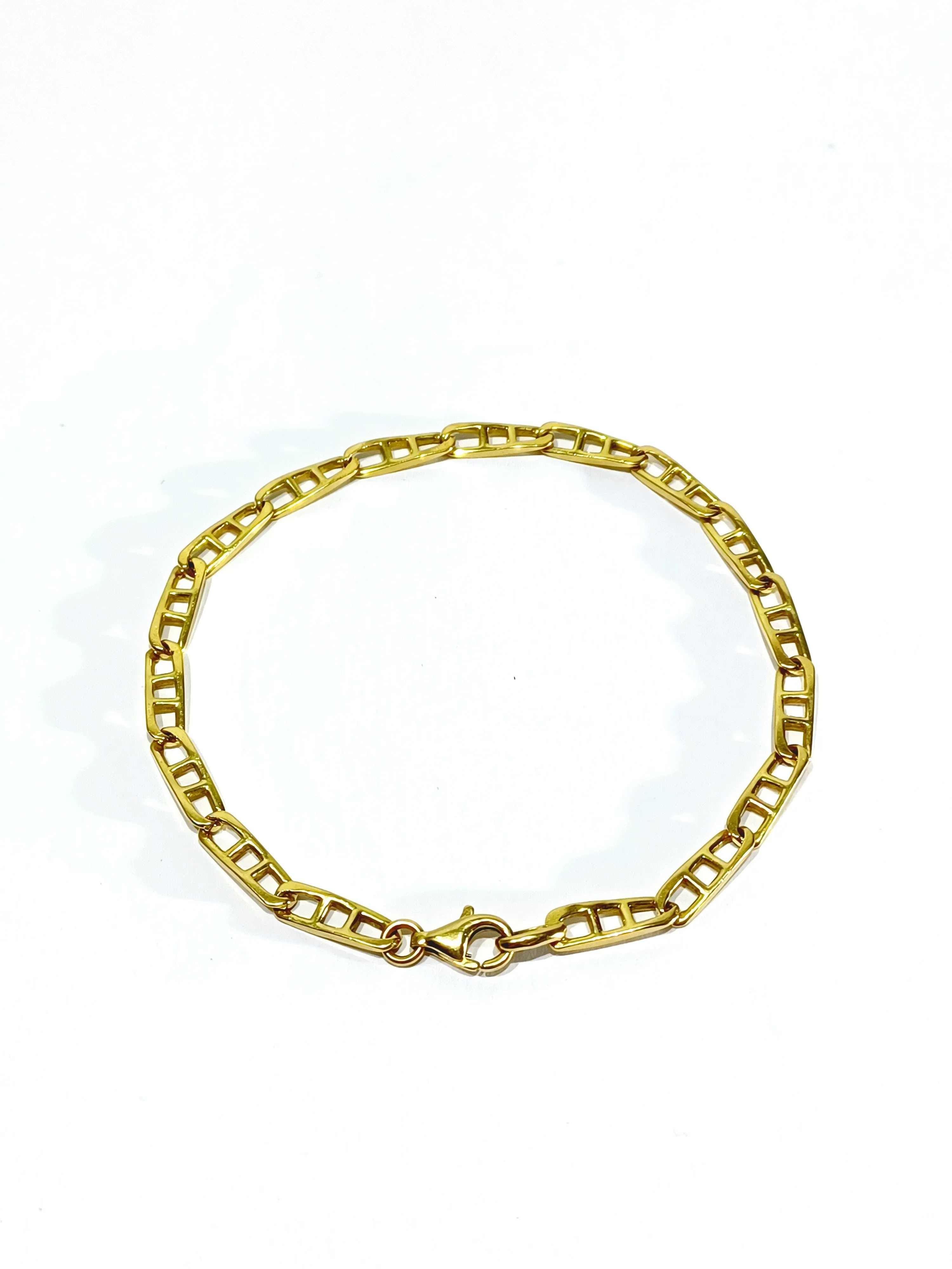Bracelet en or jaune à mailles sold by 58 Facettes product image thumbnail 4