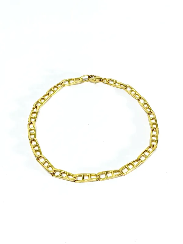 Bracelet en or jaune à mailles sold by 58 Facettes