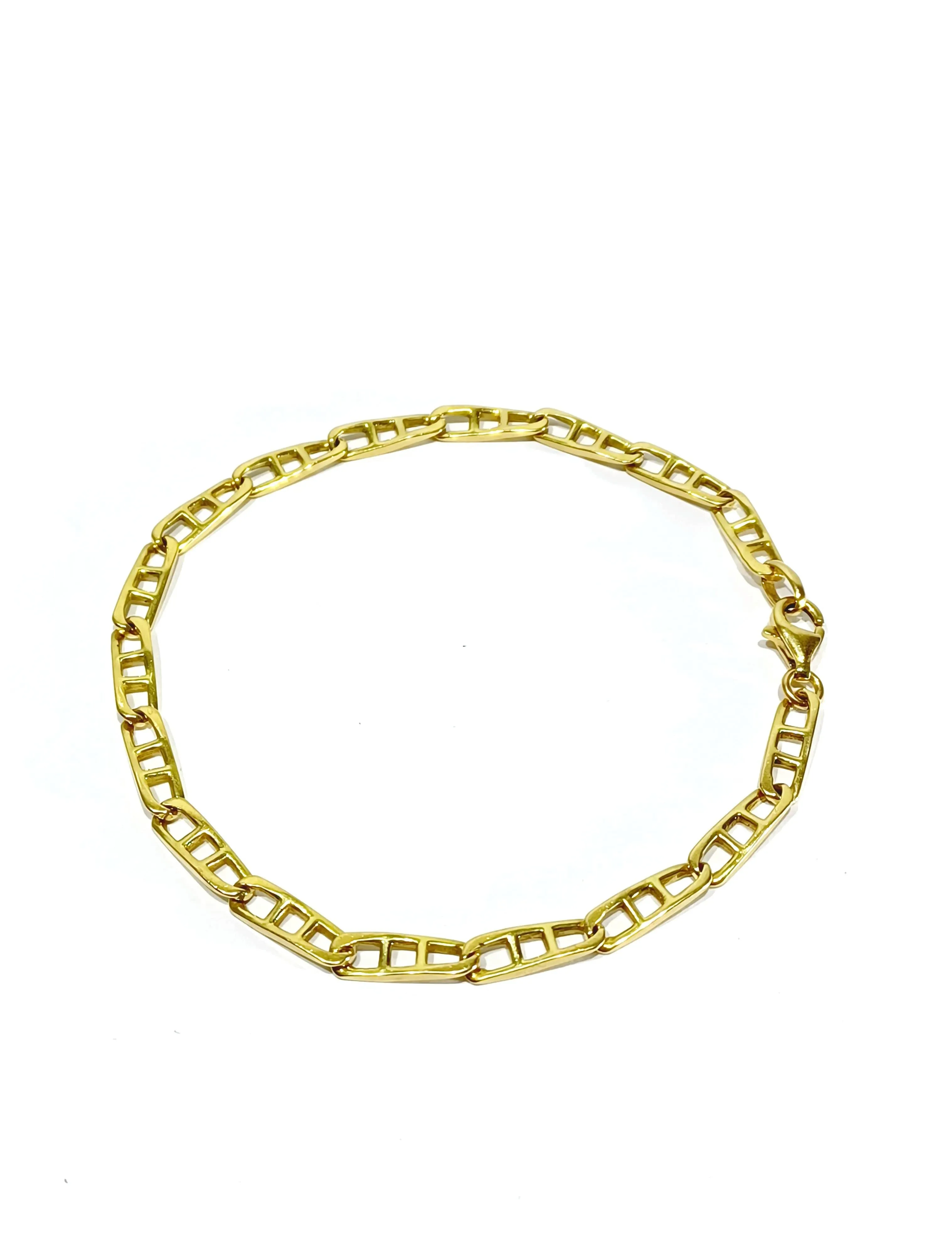 Bracelet en or jaune à mailles sold by 58 Facettes product image thumbnail 2