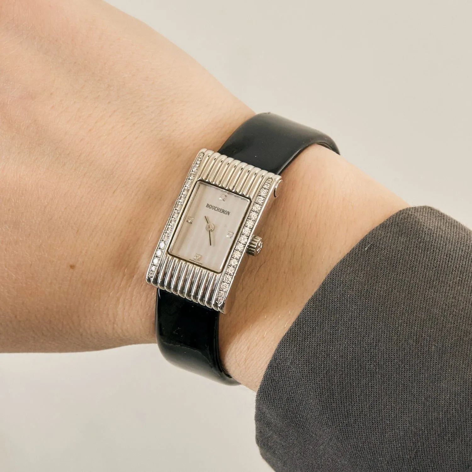 BOUCHERON - Reflet - Montre acier et diamants sold by 58 Facettes product image thumbnail 2