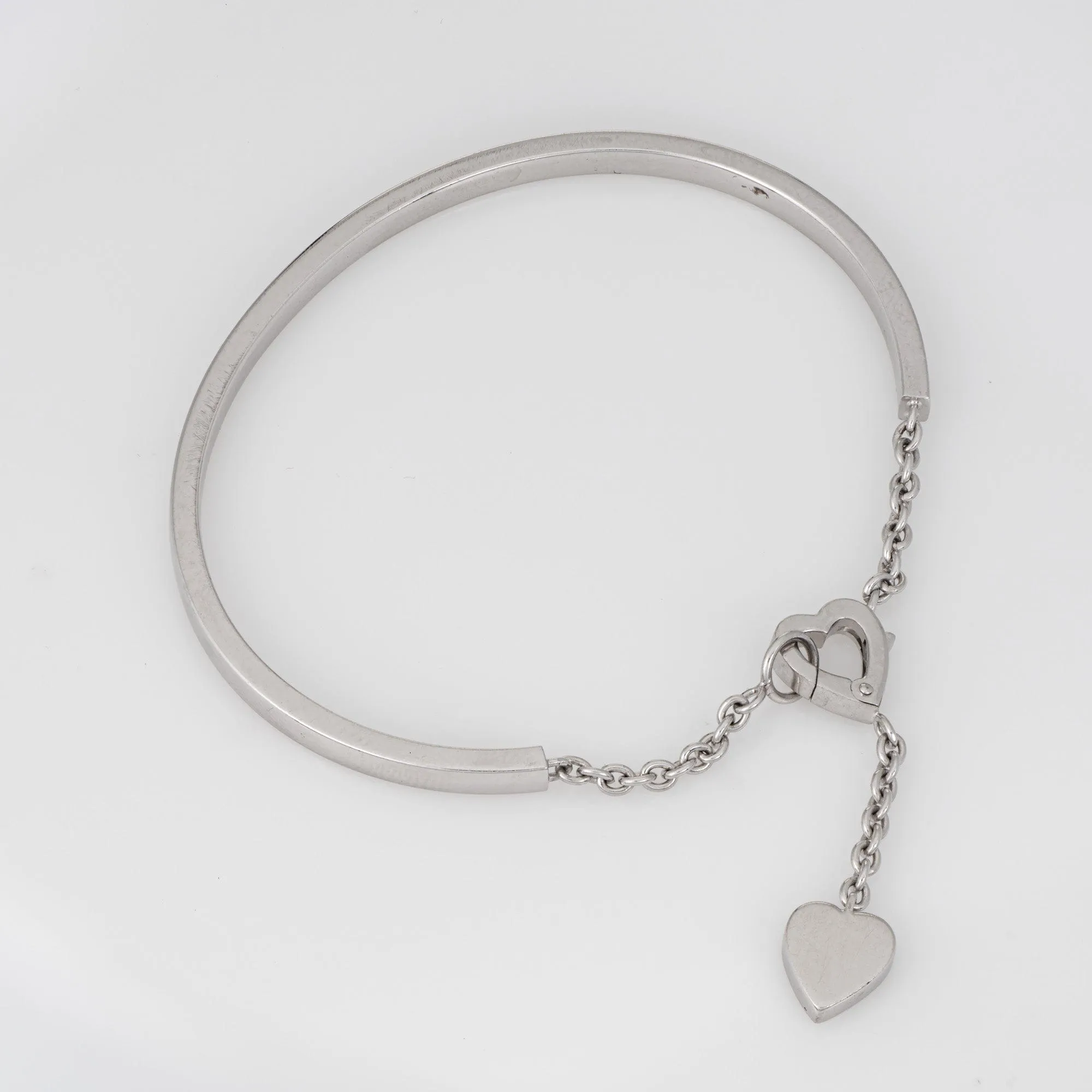 Cartier Mon Amour - Bracelet jonc en or blanc 18k et diamant sold by 58 Facettes product image thumbnail 3