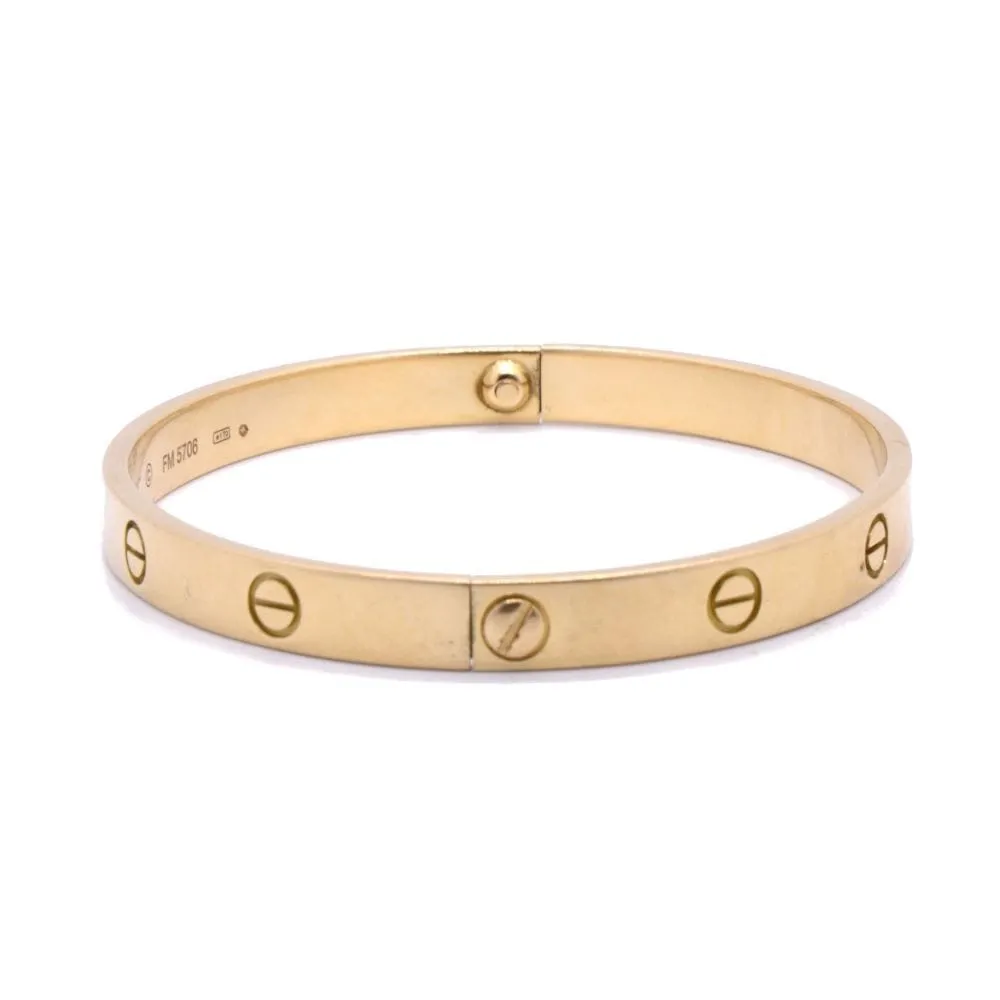 CARTIER - Bracelet Love Or Jaune, écrin et papiers sold by 58 Facettes product image thumbnail 5