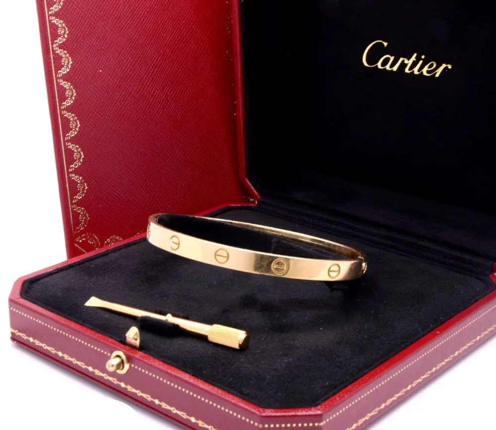 CARTIER - Bracelet Love Or Jaune, écrin et papiers sold by 58 Facettes product image thumbnail 3