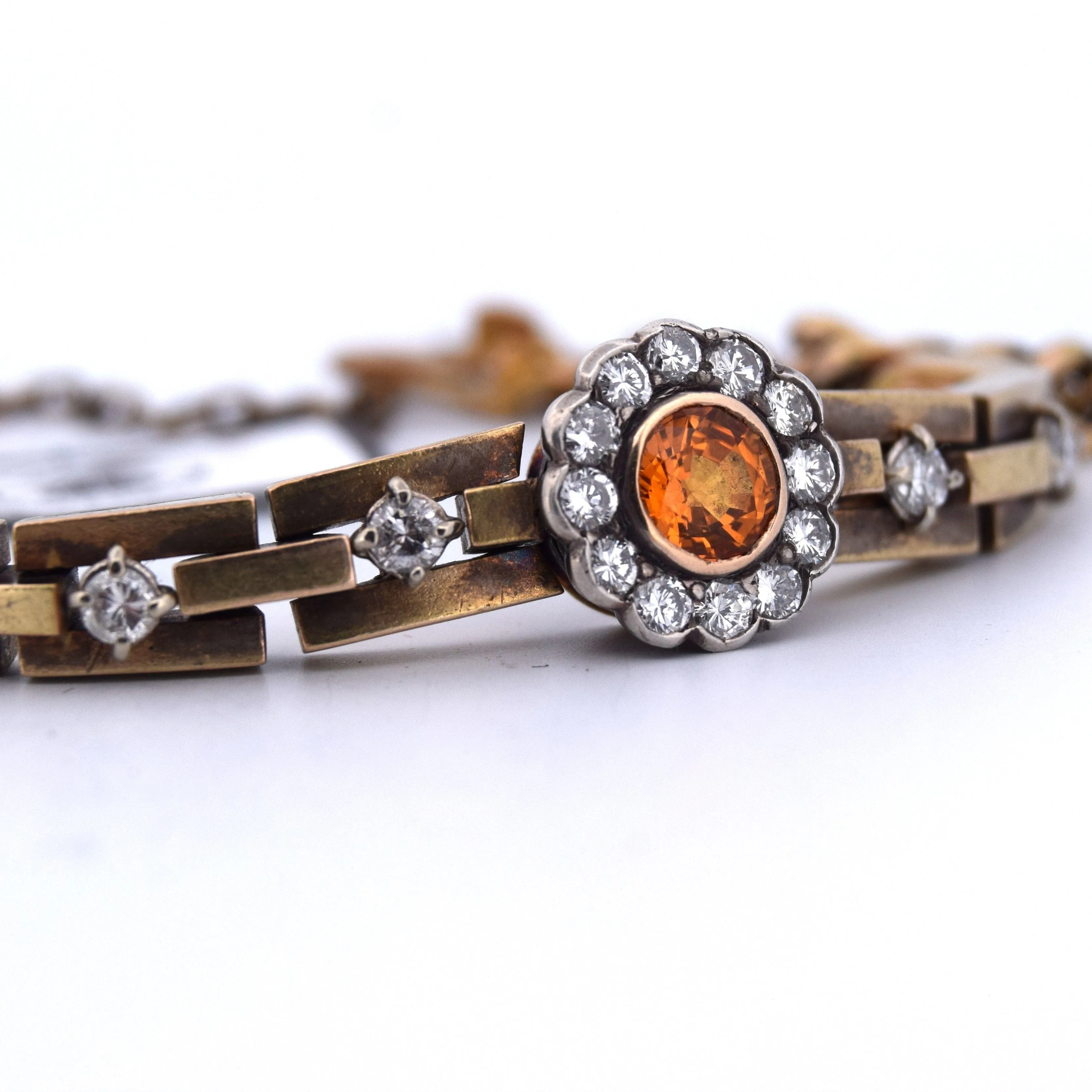 Bracelet en or et citrine des années 1940 sold by 58 Facettes product image thumbnail 4