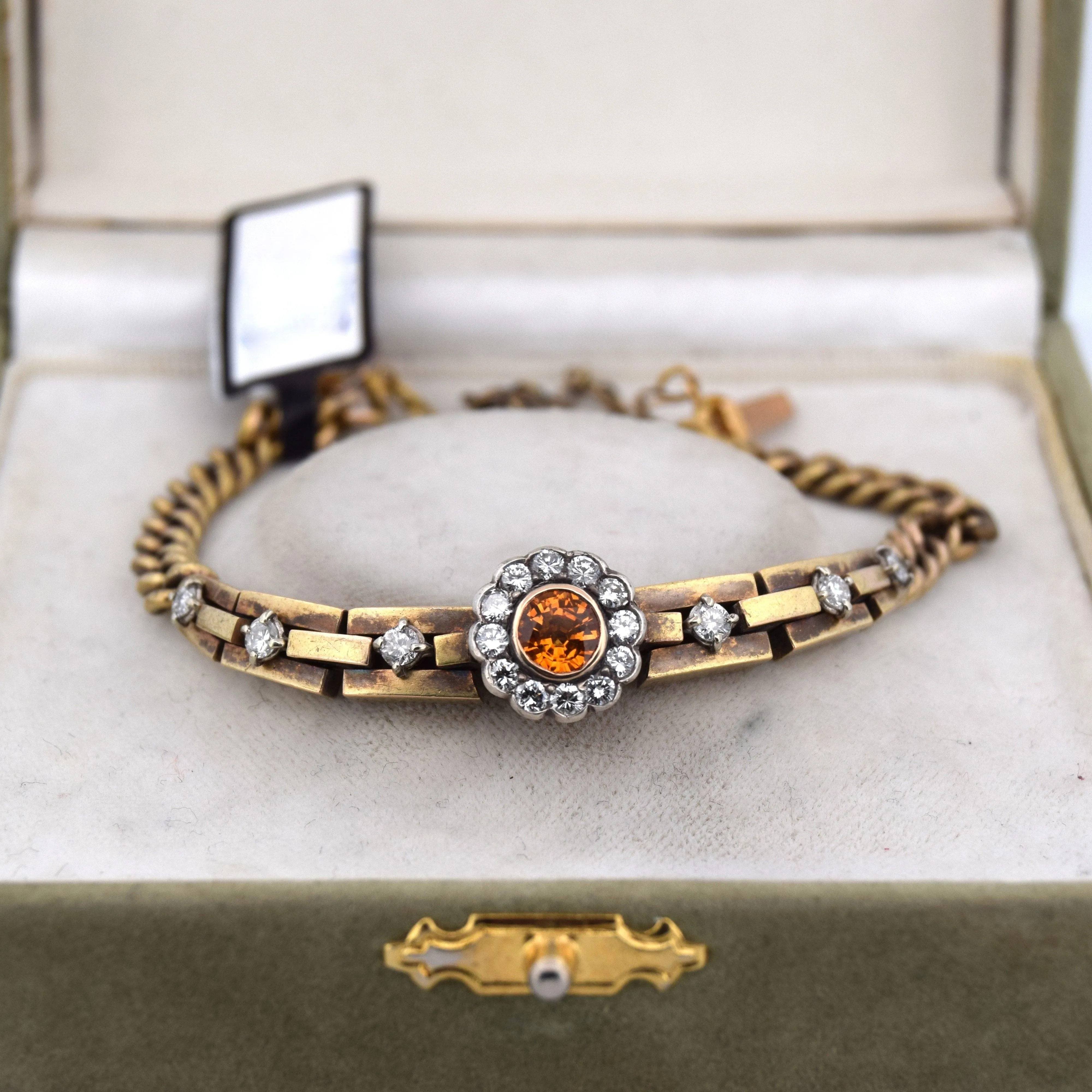 Bracelet en or et citrine des années 1940 sold by 58 Facettes product image thumbnail 2