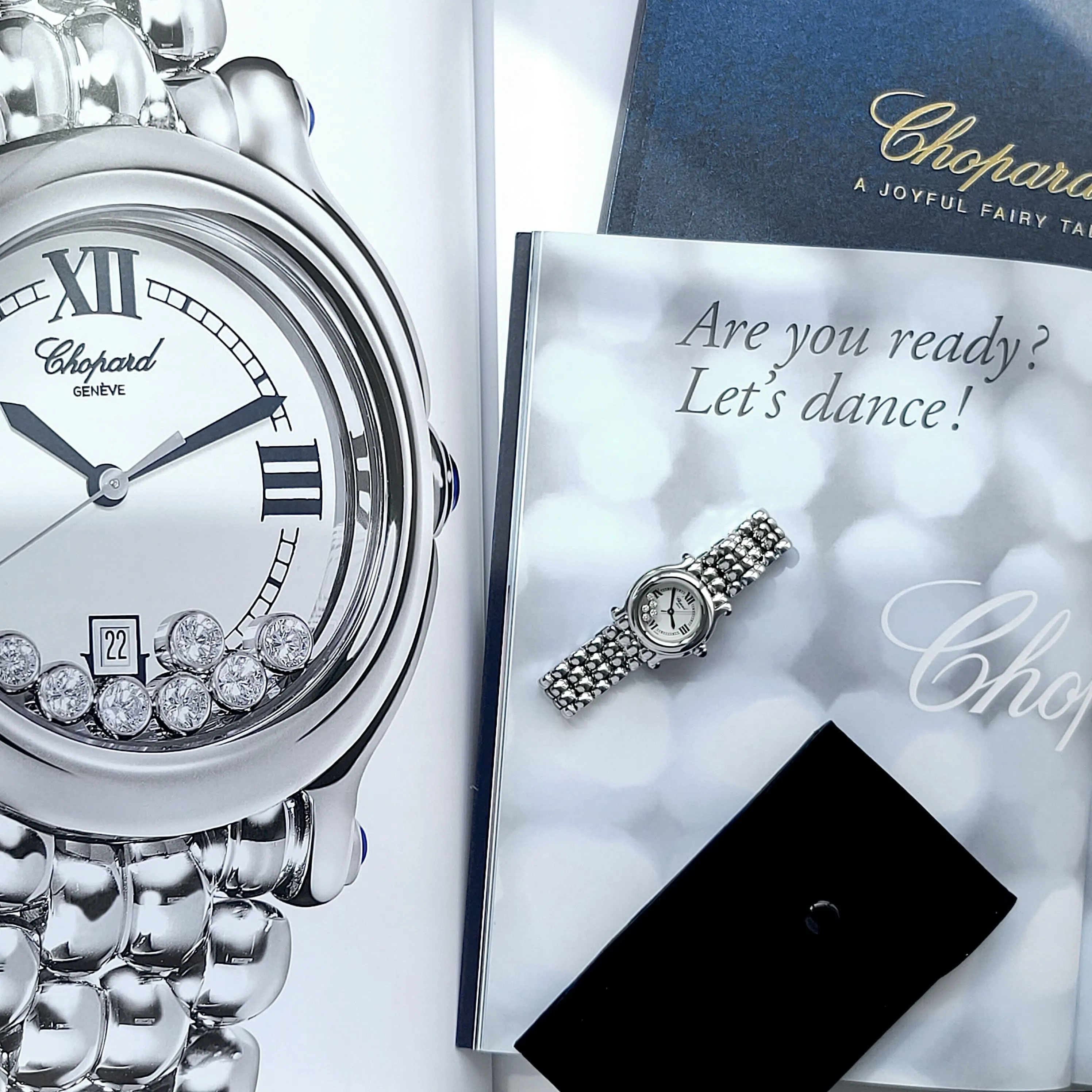 CHOPARD - Happy Sport saphirs diamants sold by 58 Facettes product image thumbnail 3