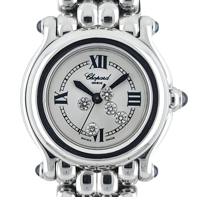 CHOPARD - Happy Sport saphirs diamants sold by 58 Facettes