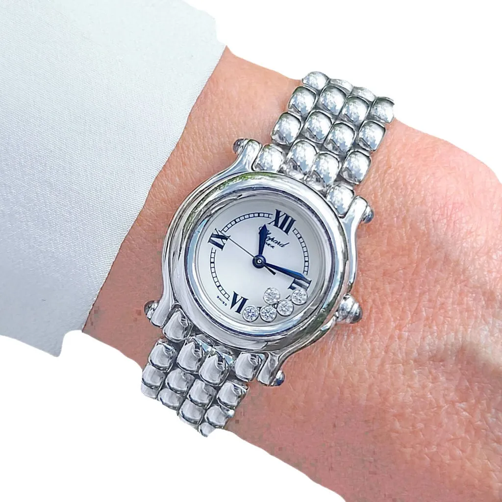 CHOPARD - Happy Sport saphirs diamants sold by 58 Facettes product image thumbnail 2