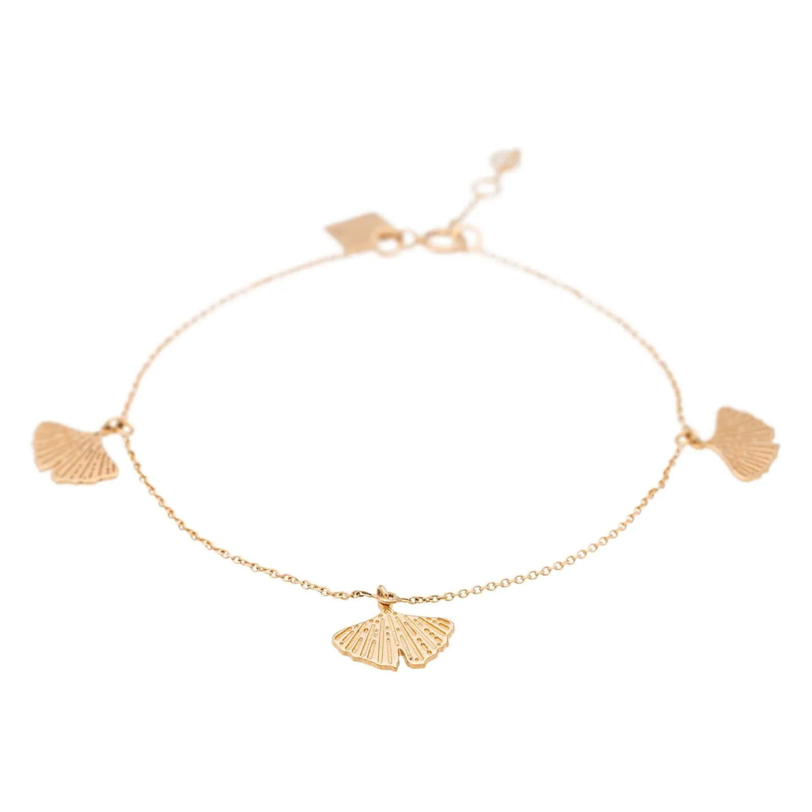 Bracelet Ginette NY Gingko Or rose sold by 58 Facettes
