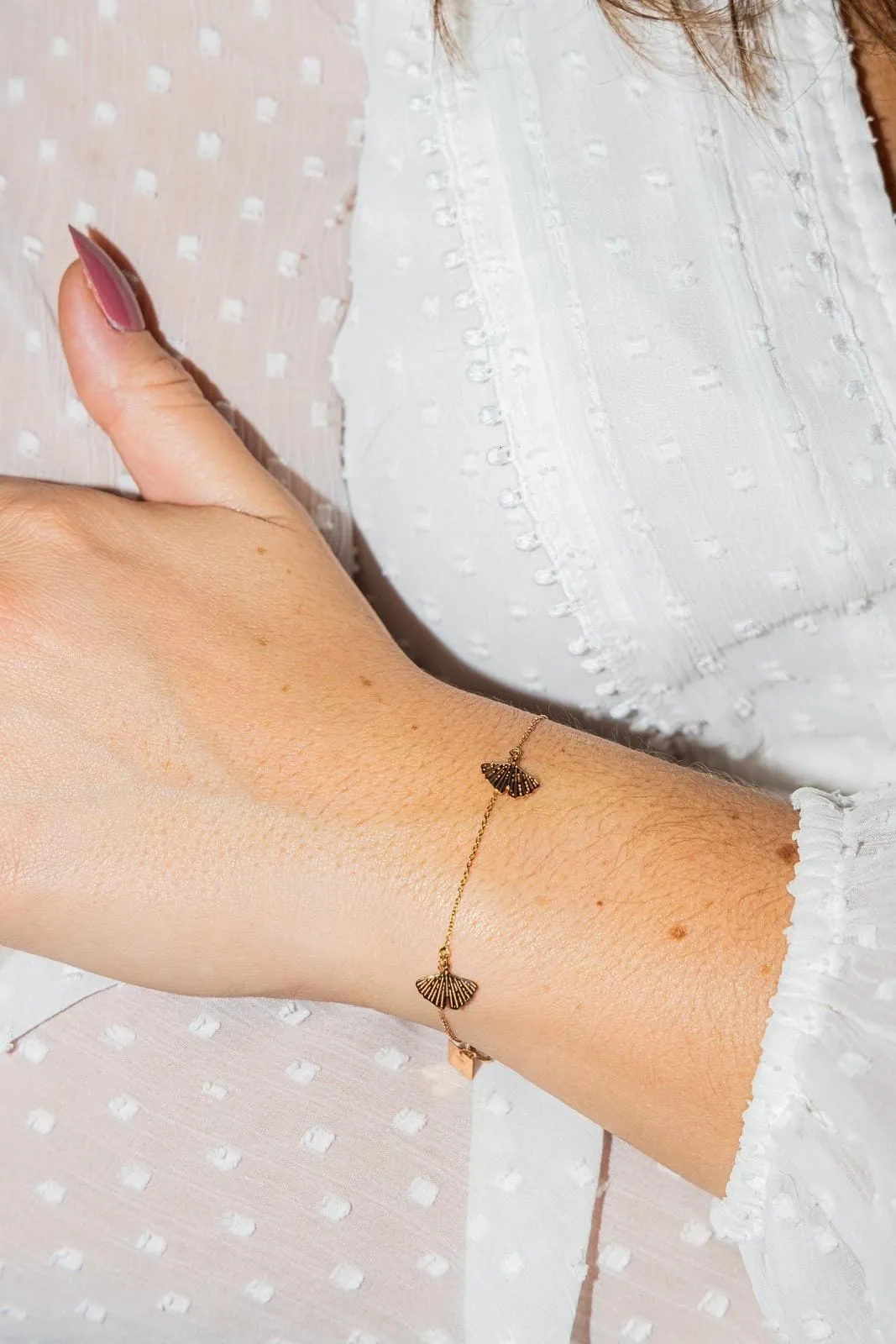 Bracelet Ginette NY Gingko Or rose sold by 58 Facettes product image thumbnail 2