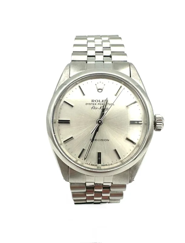 ROLEX. Montre "Oyster perpetual Air King" vintage (réf.5500) sold by 58 Facettes