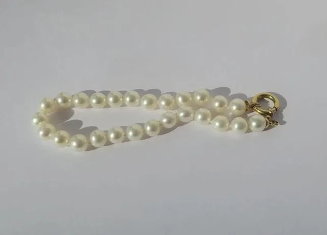 Bracelet perles, fermoir anneau marin sold by 58 Facettes product image thumbnail 5