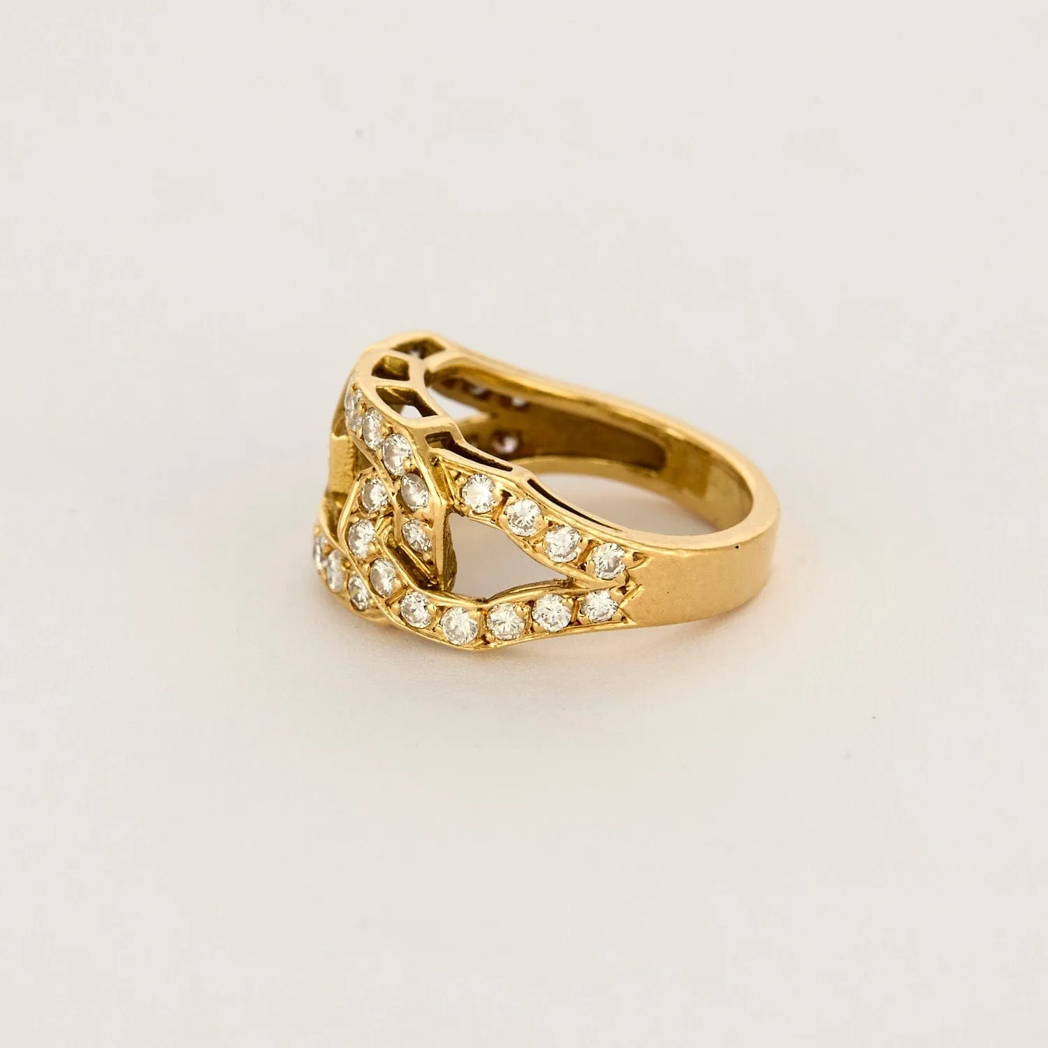 Bague or jaune et diamants sold by 58 Facettes product image thumbnail 4