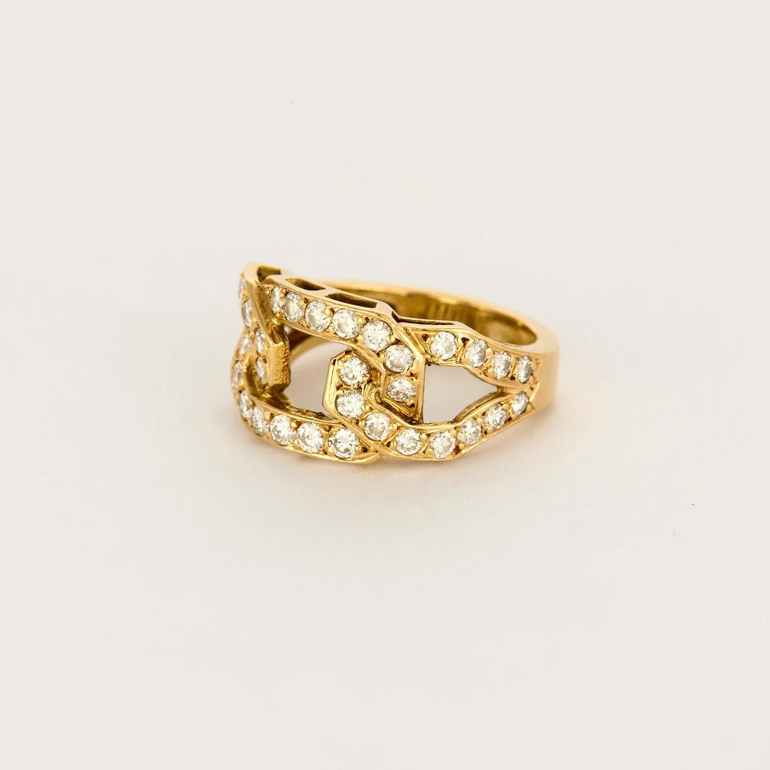Bague or jaune et diamants sold by 58 Facettes product image thumbnail 3