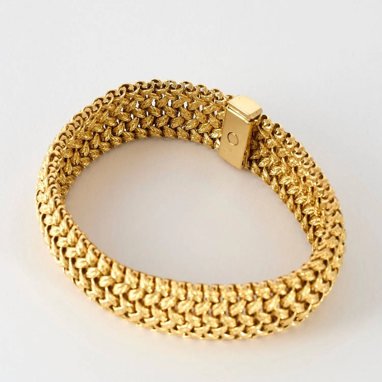 Bracelet articulé en or jaune sold by 58 Facettes product image thumbnail 3